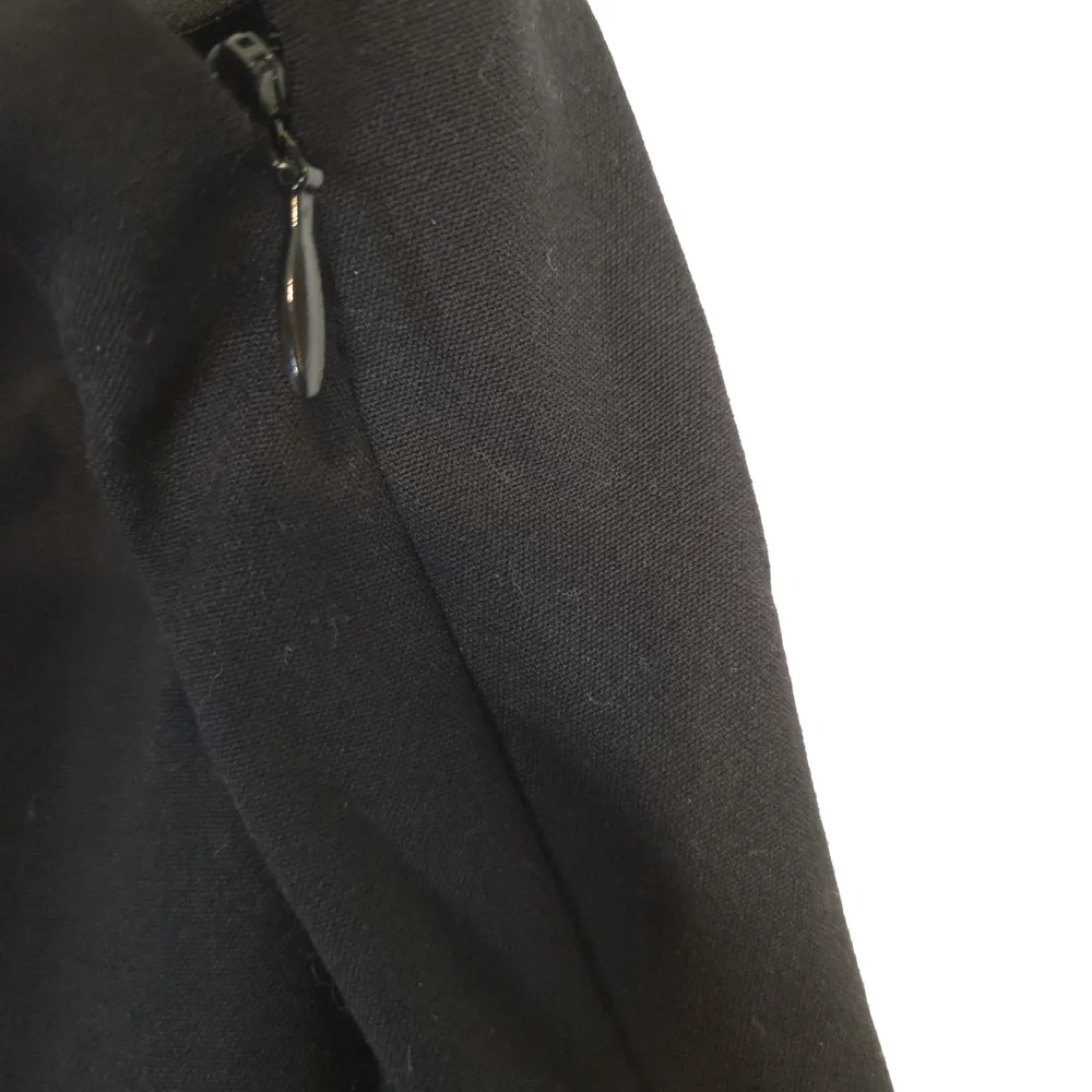 Ralph Lauren Women's Black Label Wool Blend Wide Leg Trousers Size 10 - Picture 5 of 8